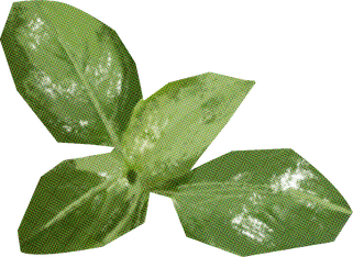 Textured Cutout Leaves