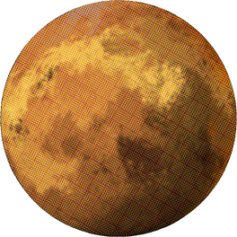 Textured Cutout Moon