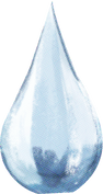 Textured Cutout Water Drop