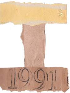 Scrap Material Cutout Letter I